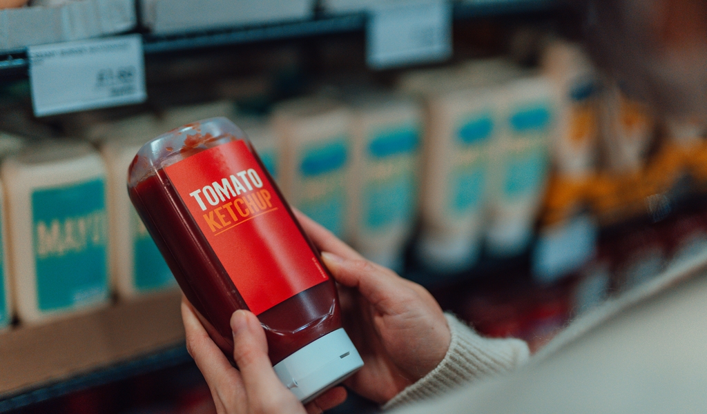 tomato ketchup  fridge cupboard 