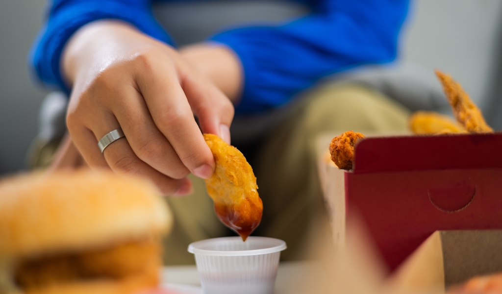 vegan chicken nuggets police