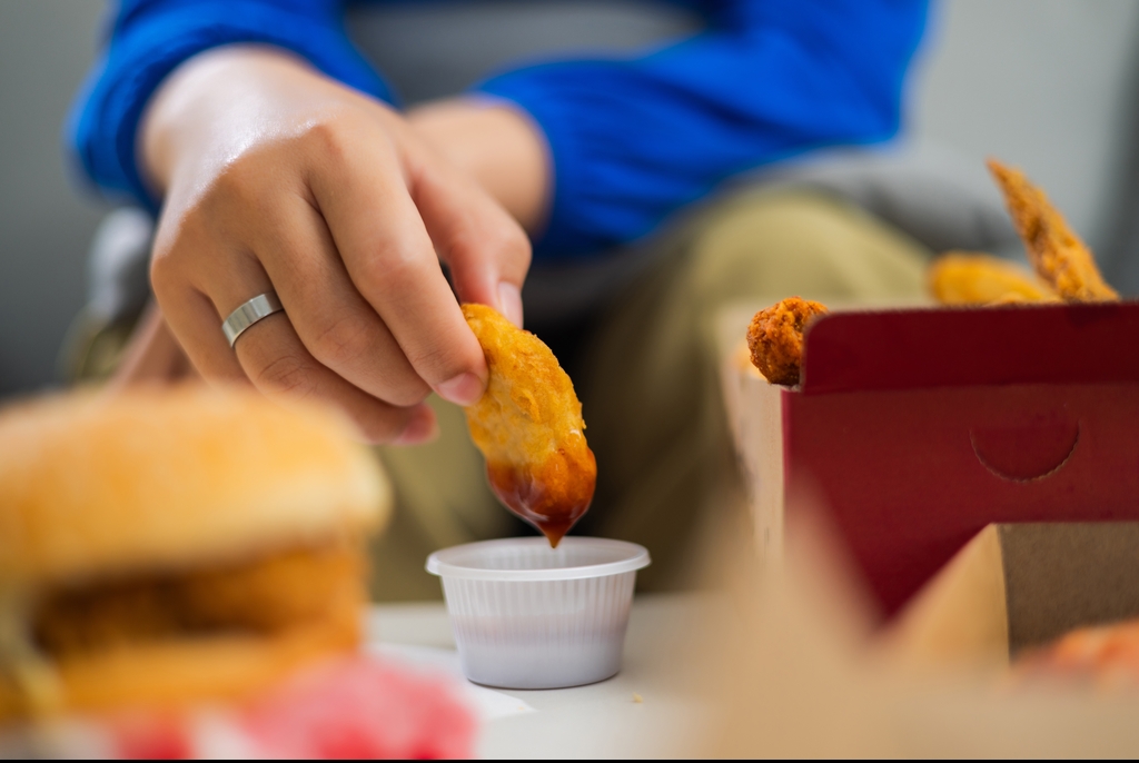 vegan chicken nuggets police