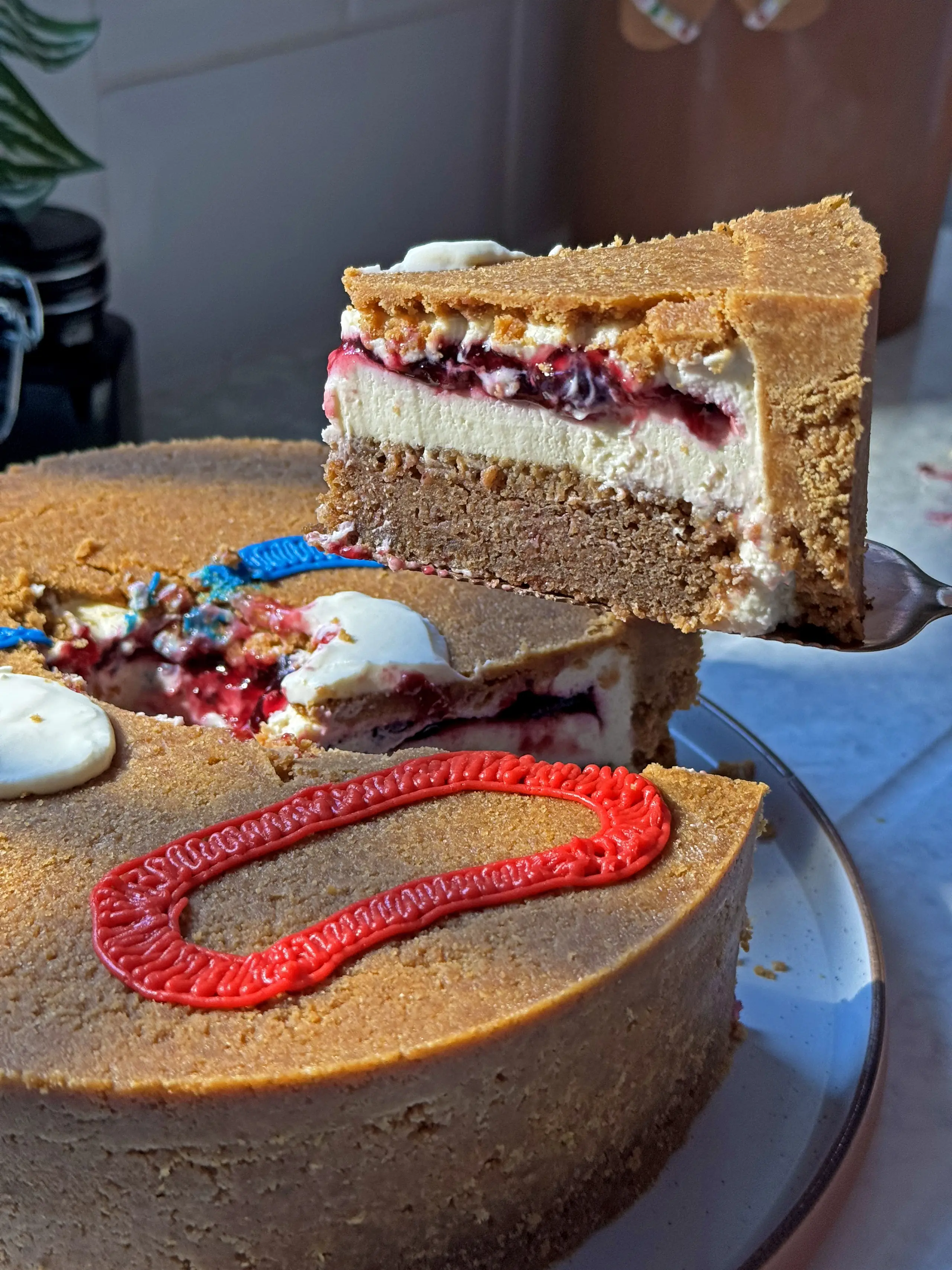 Upside Down Gingerbread Cheesecake