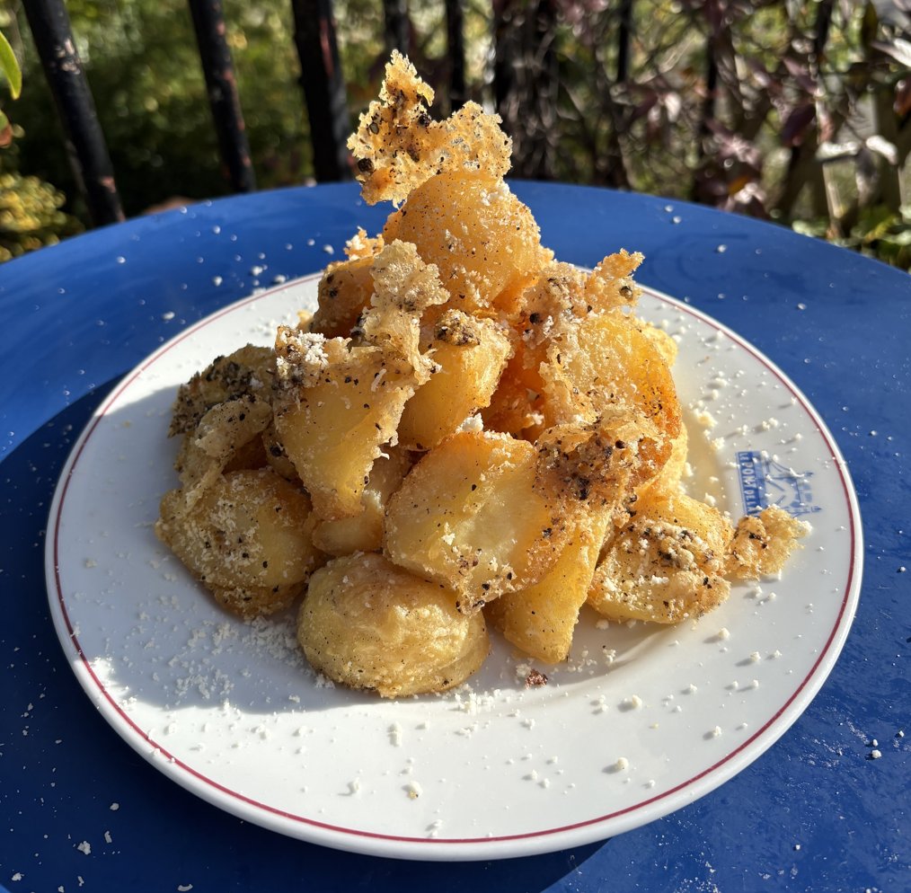 Cacio e Pepe Roasties 