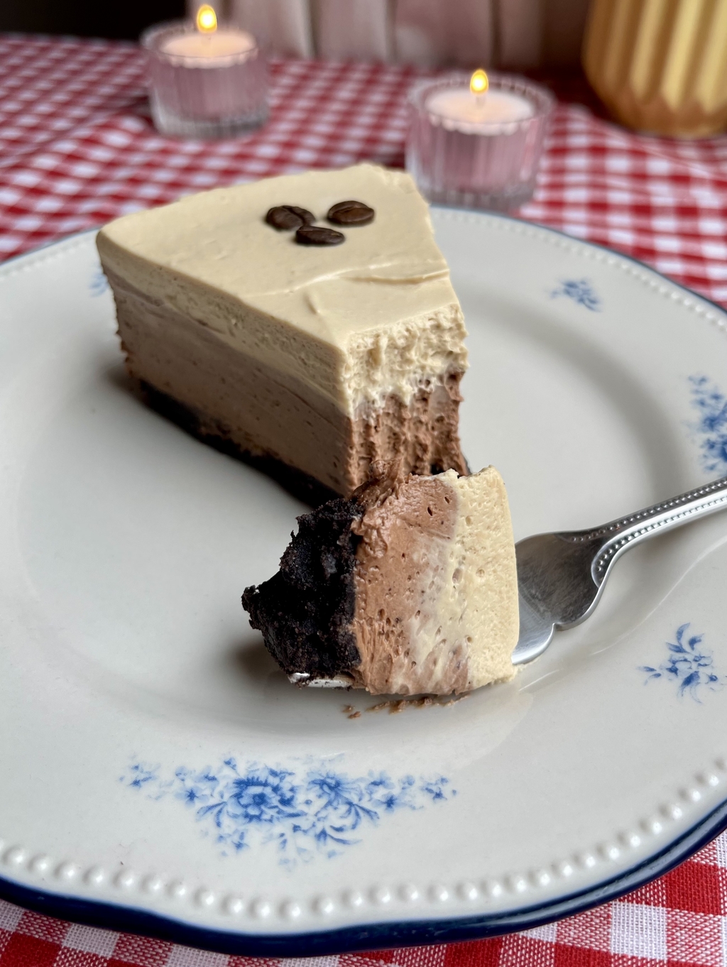 Espresso Martini Chocolate Mousse Cheesecake
