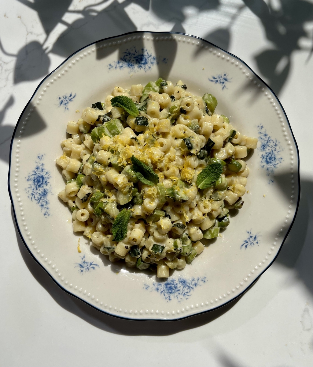 Brown Butter Miso Courgette Pasta