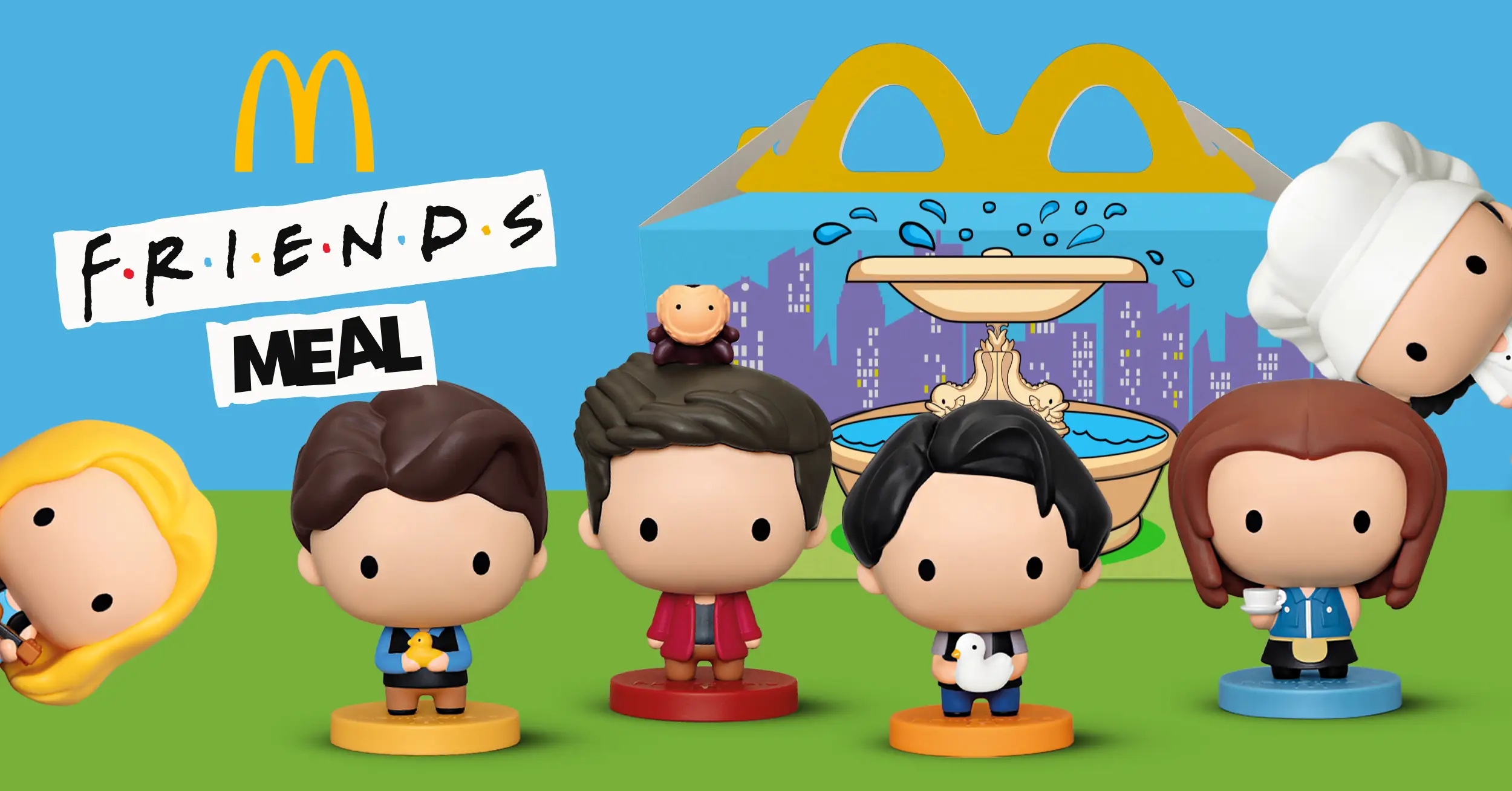 The 'Friends' Happy Meal comes with collectable toys (Credit: McDonalds)