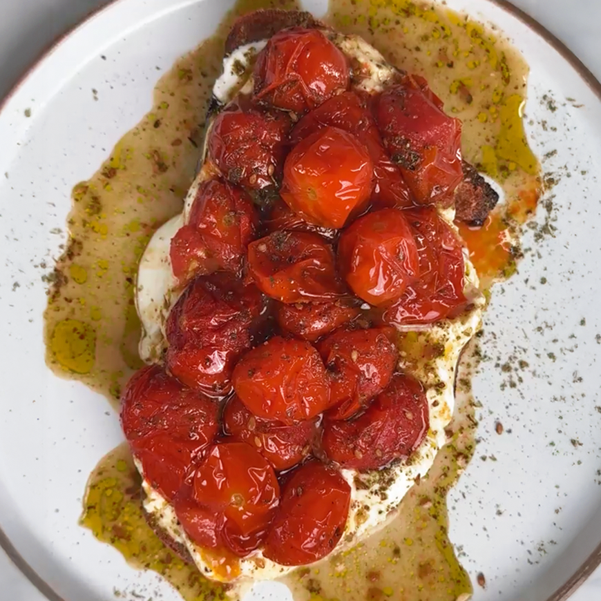 Middle Eastern Tomato Bruschetta 