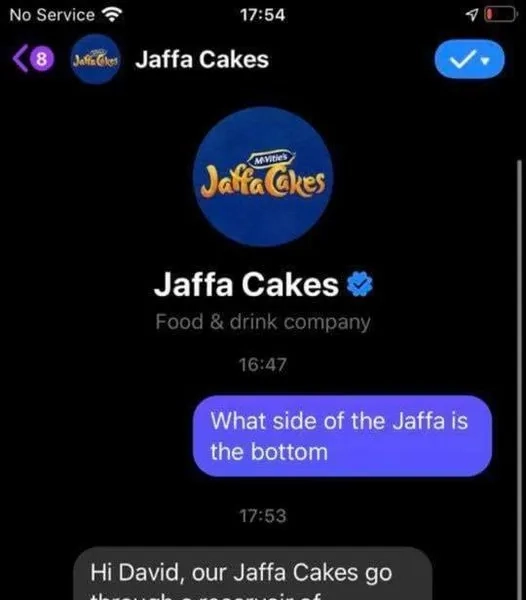 jaffa cakes top bottom