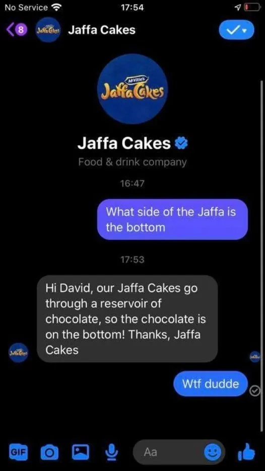 jaffa cakes top bottom