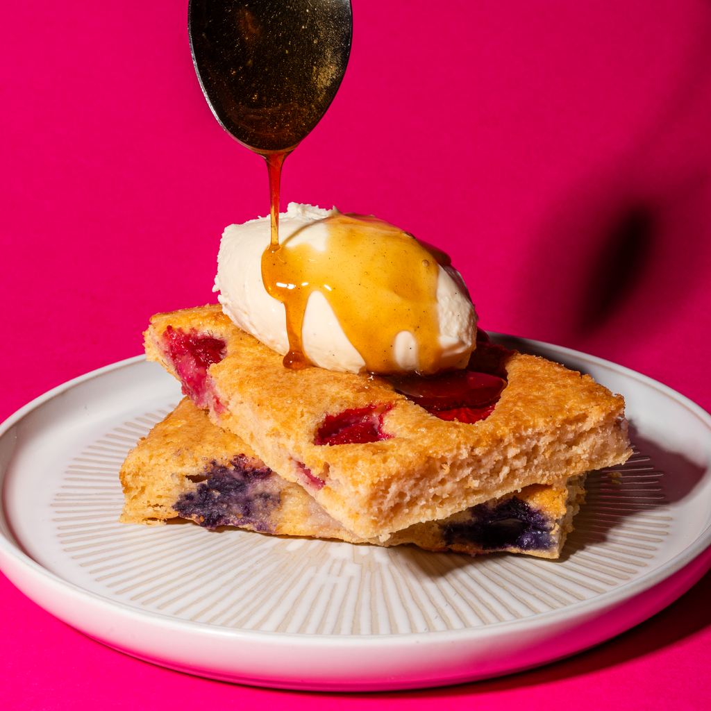 Traybake Berry Pancakes