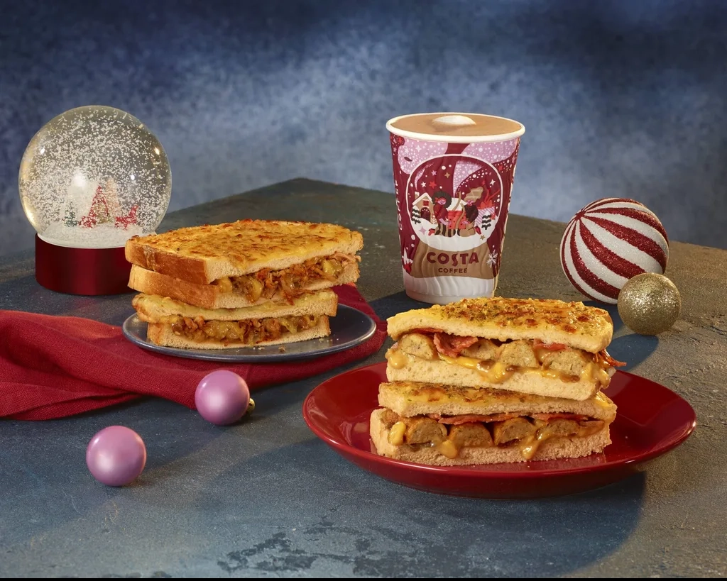 Pigs-Blanket-Toastie_-Hog-Roast-Toastie_Costa-Express-Caramel-Nutcracker-Hot-Chocolate-scaled.webp