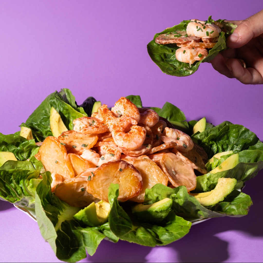 Prawn Cocktail Chips Salad