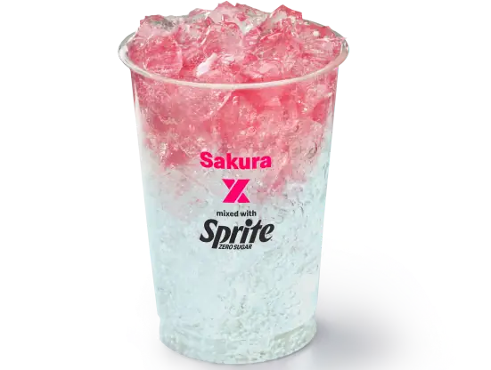 Japan's Sakura Sprite has landed, too (Credit: McDonald's)