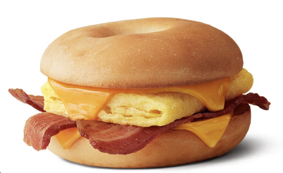 mcdonalds breakfast bagel