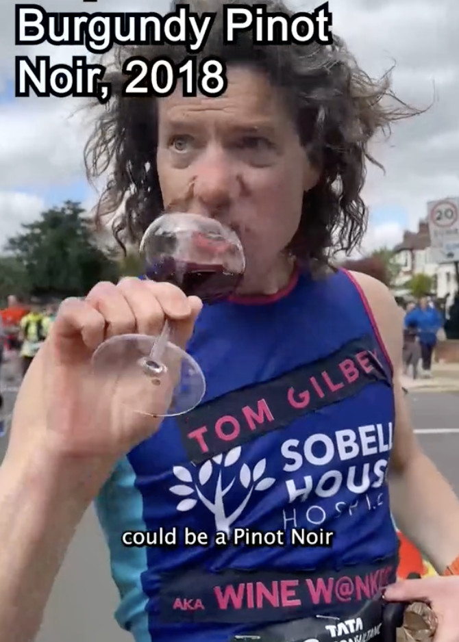 tom gilbey wine london marathon