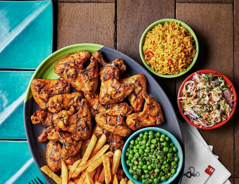 nandos new menu summer peri-chicken gravy xl wing platter