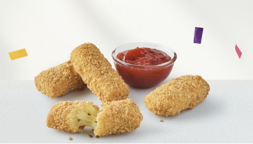 mcdonalds new menu cheesy garlic bread dippers 50th birthday