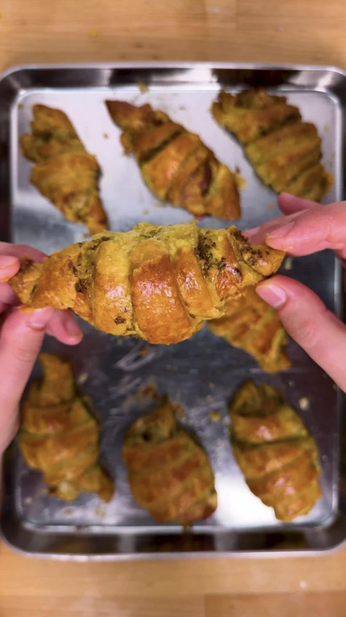 Italian Ham & Cheese Croissants