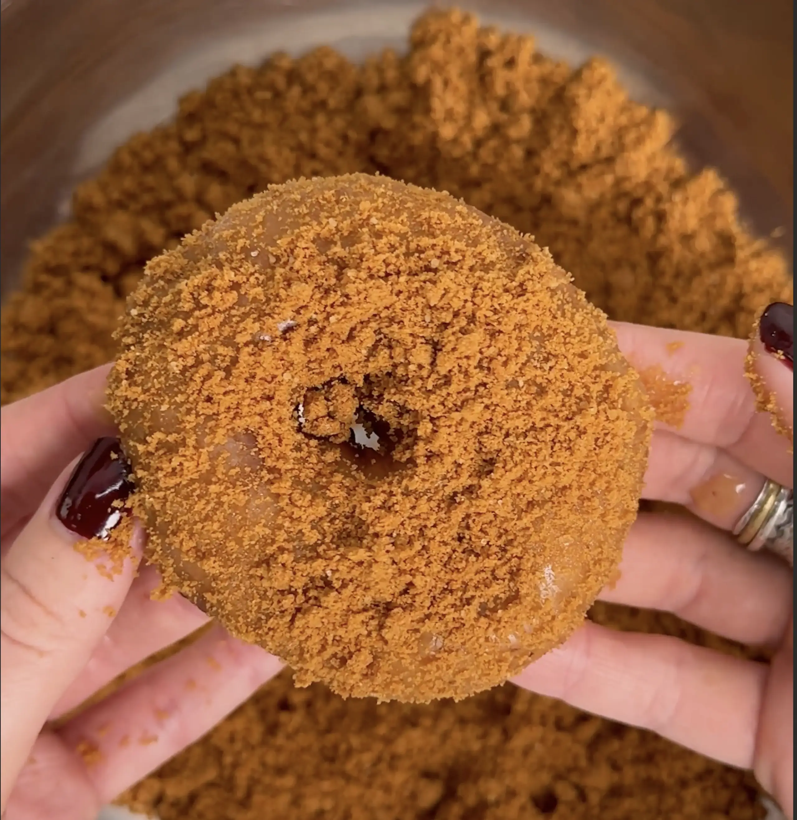 Apple Ring Biscoff Doughnuts