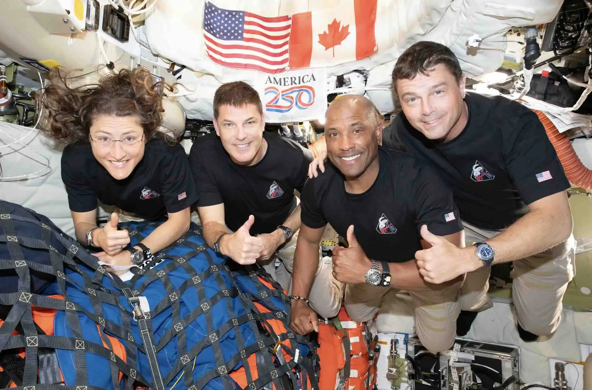 The crew have been sharing their experiences from up in space (Credit: Getty)