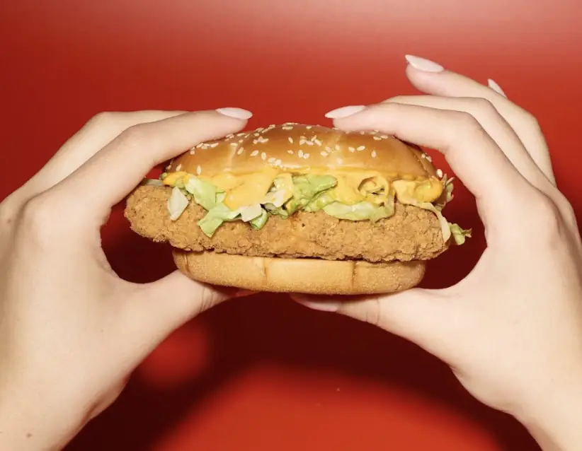 The Spicy McCrispy comes with a chilli infused mayo (Credit: McDonald's)