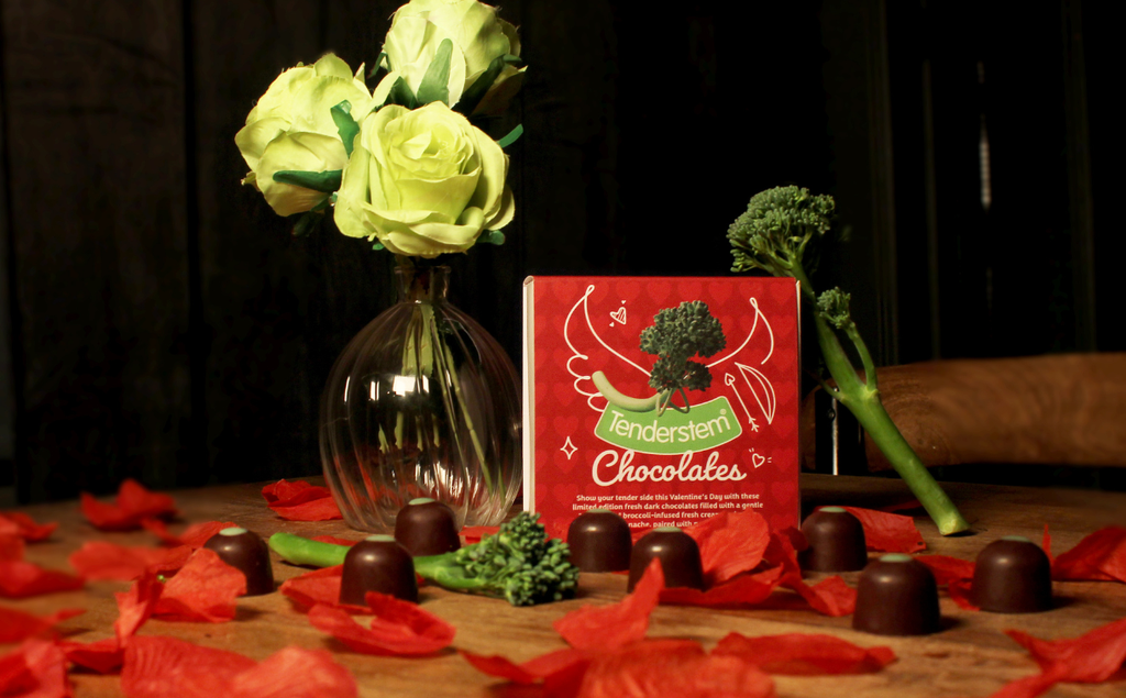 tenderstem broccoli chocolate valentines