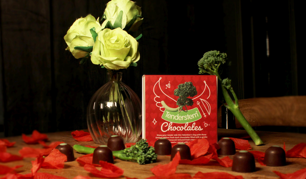 tenderstem broccoli chocolate valentines