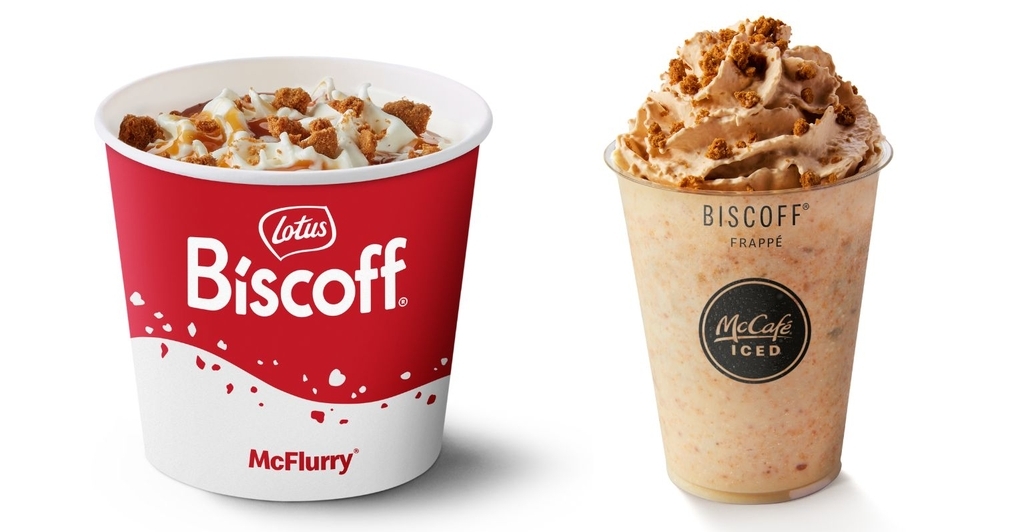 mcdonalds biscoff frappe review