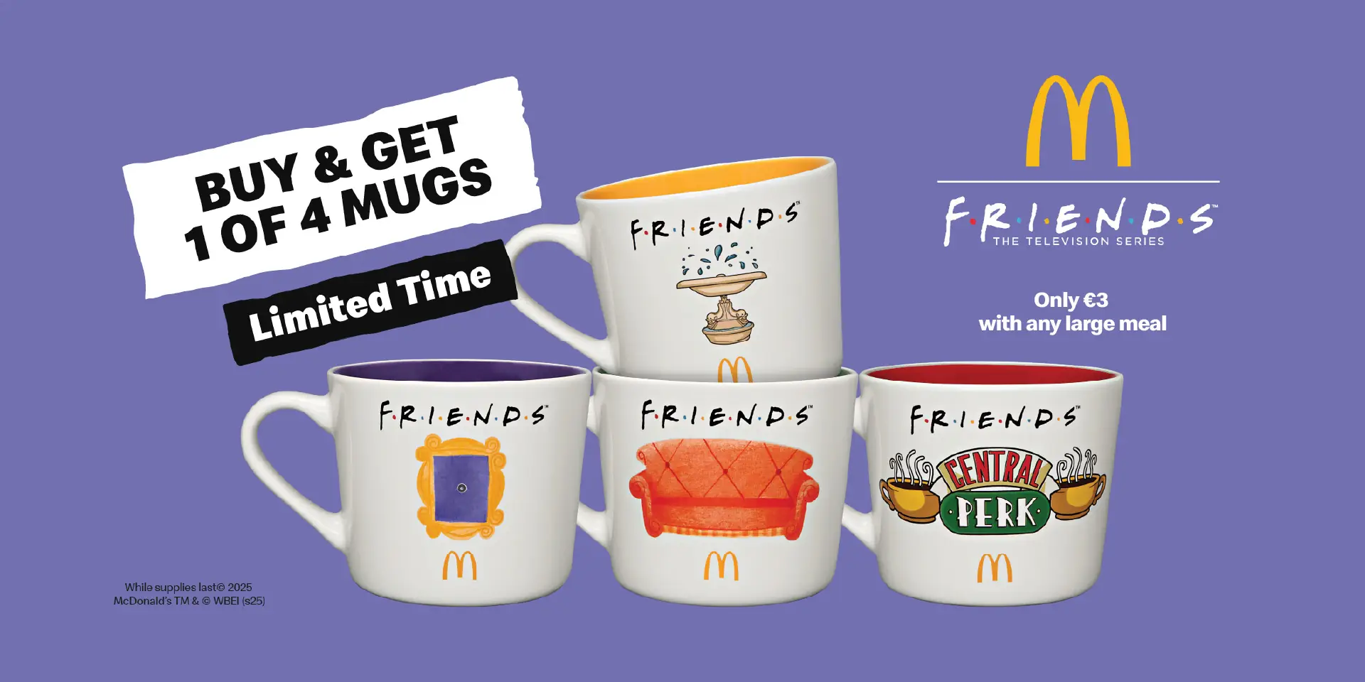 Introducing the 'Friends' mug in collab with McDonald's (Credit: McDonald's)