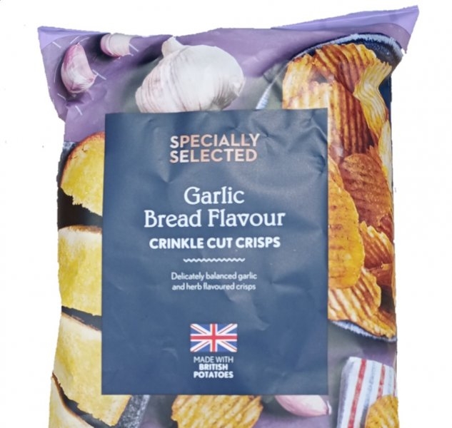 aldi garlic bread crisps