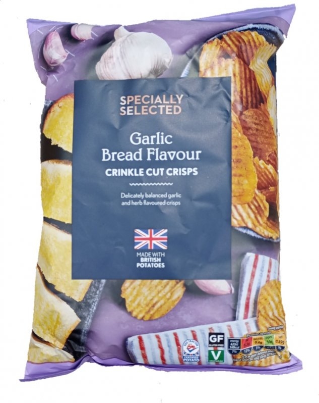 aldi garlic bread crisps