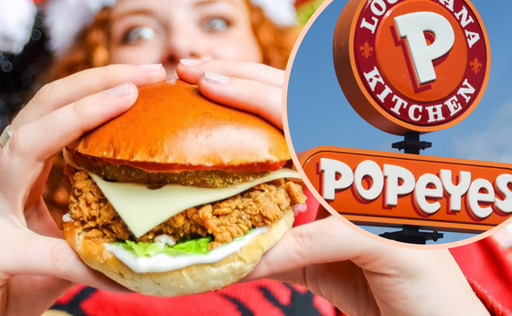 Popeyes' festive menu lands today - with new burgers and festive hash browns