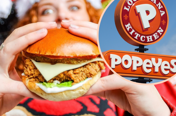 Popeyes' festive menu lands today - with new burgers and festive hash browns