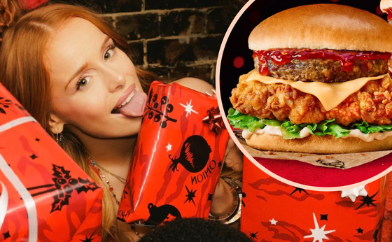 KFC launches Lickable Wrapping Paper just in time for the holidays that tastes just like its festive burger