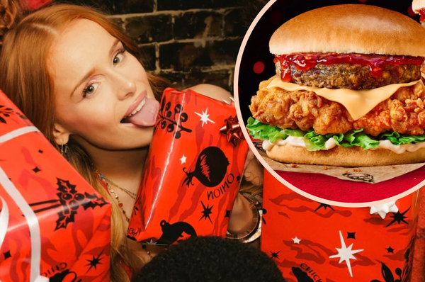 KFC launches Lickable Wrapping Paper just in time for the holidays that tastes just like its festive burger