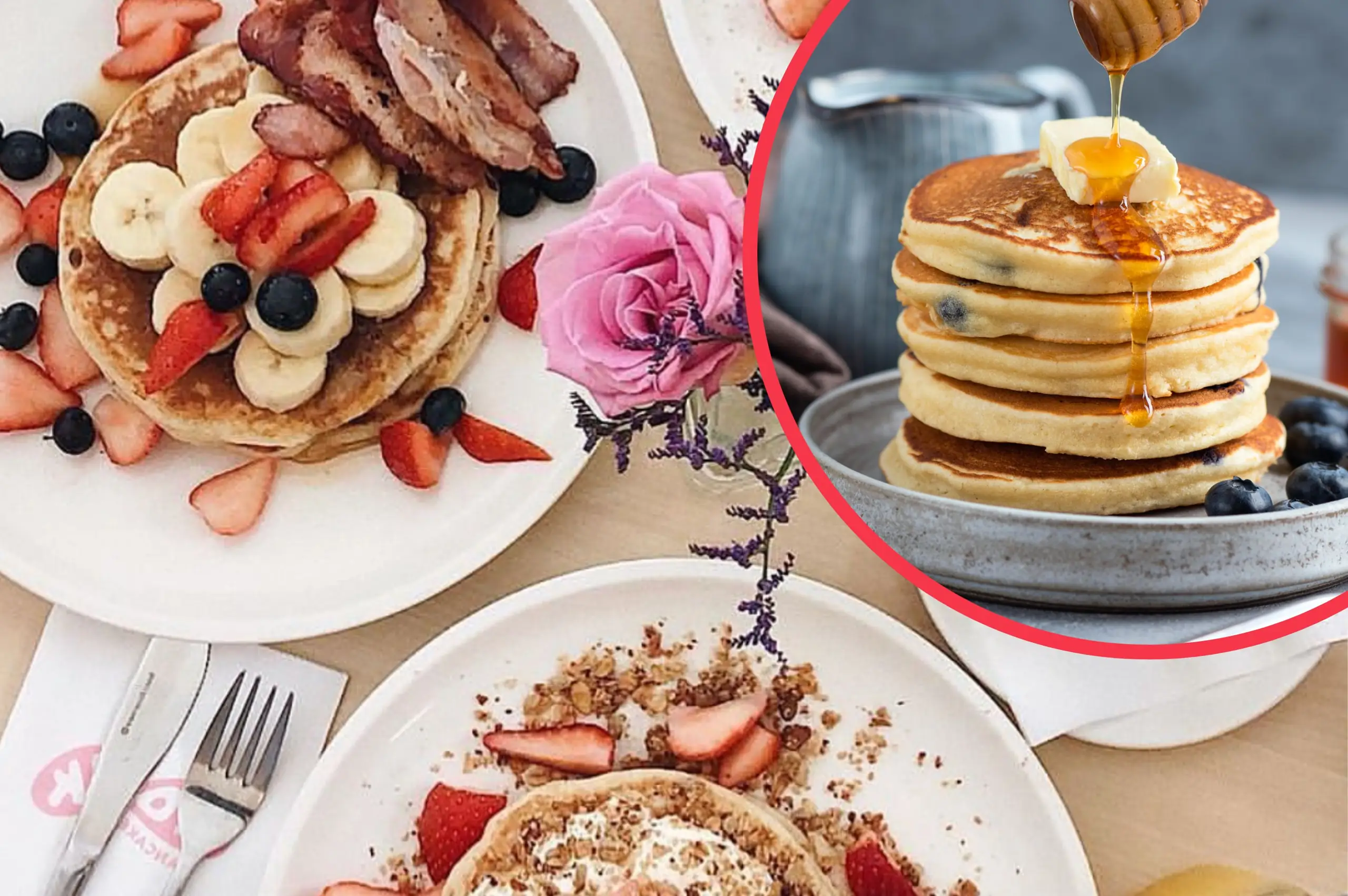 How to make American style pancakes... tips from an expert at Moak pancakes