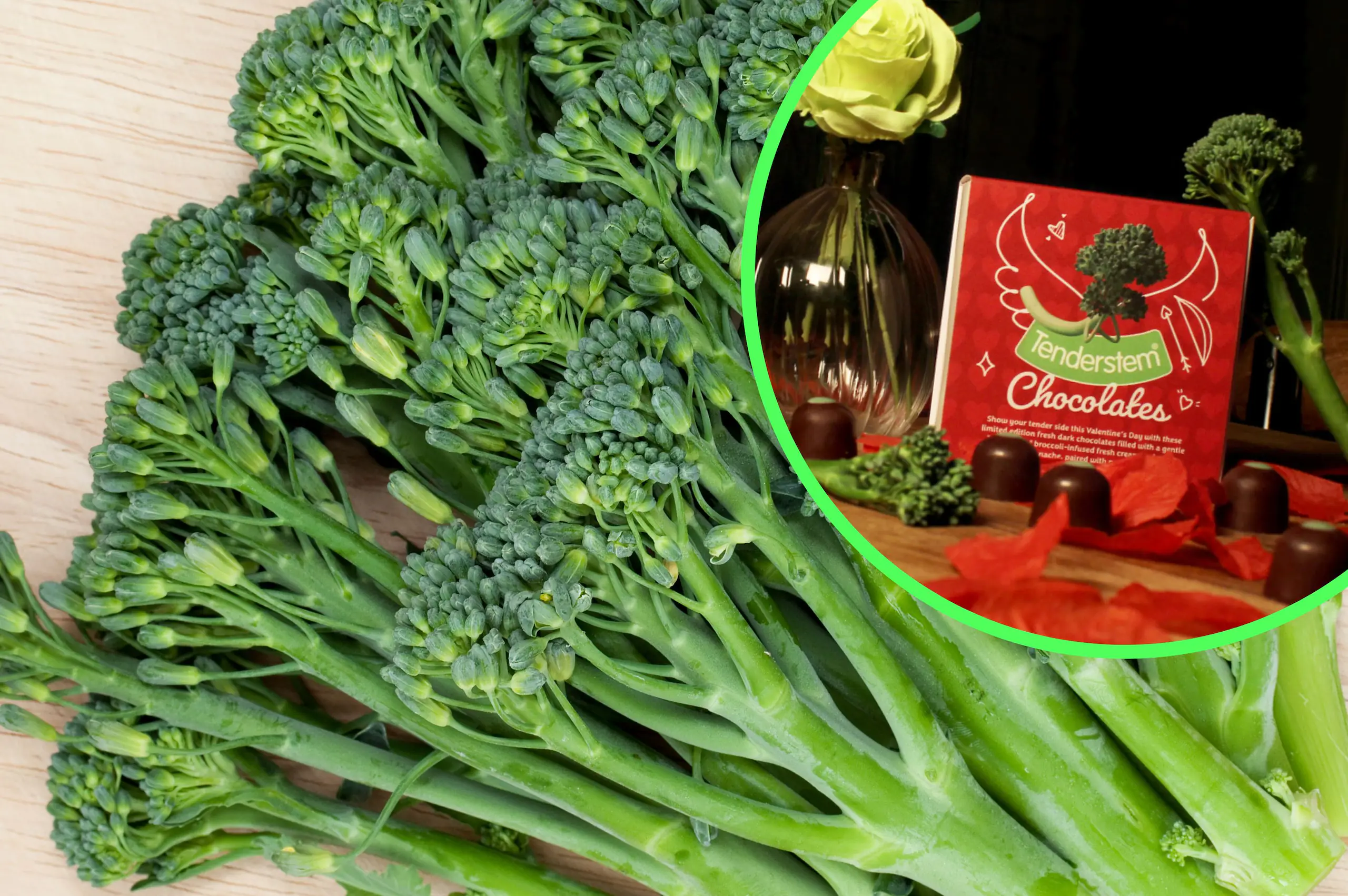 You can now get chocolate infused with Tenderstem broccoli
