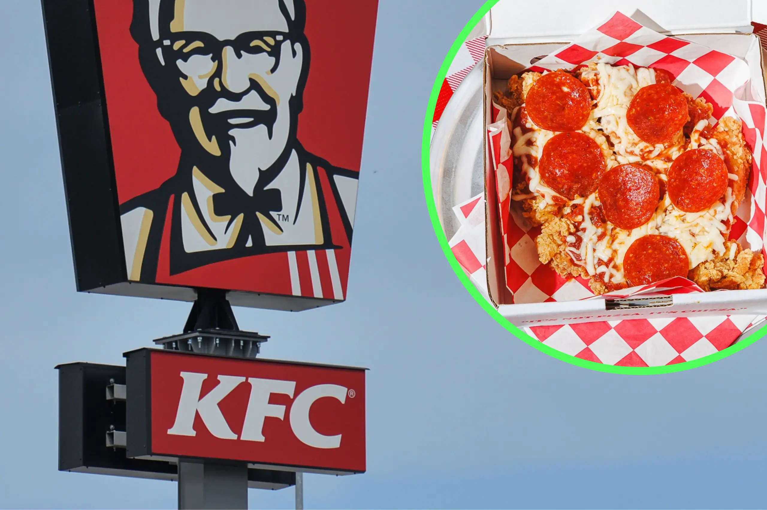 KFC brings out fried chicken pizza in the US