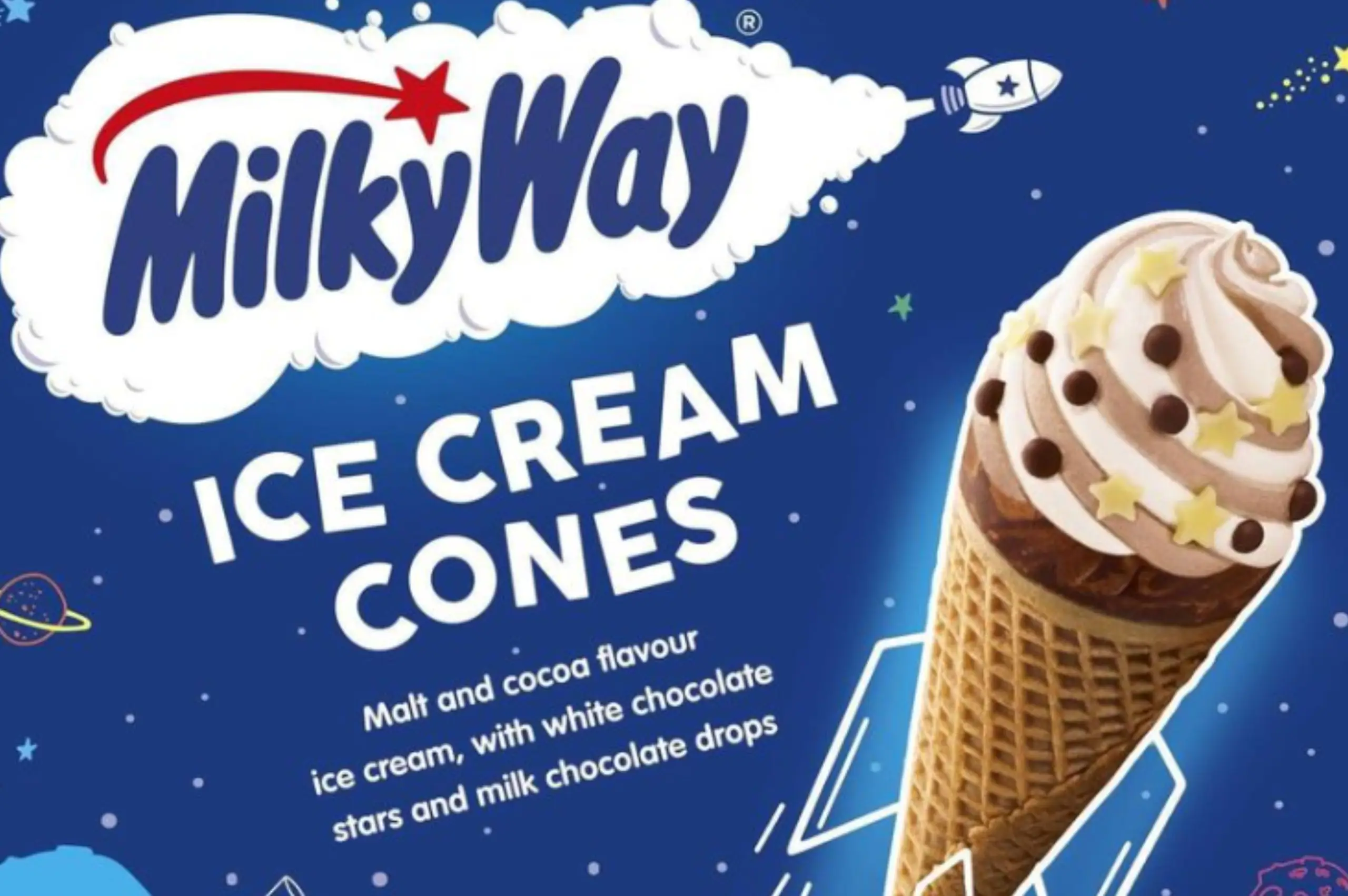 Milky Way Ice Cream Cones are apparently launching in UK supermarkets soon