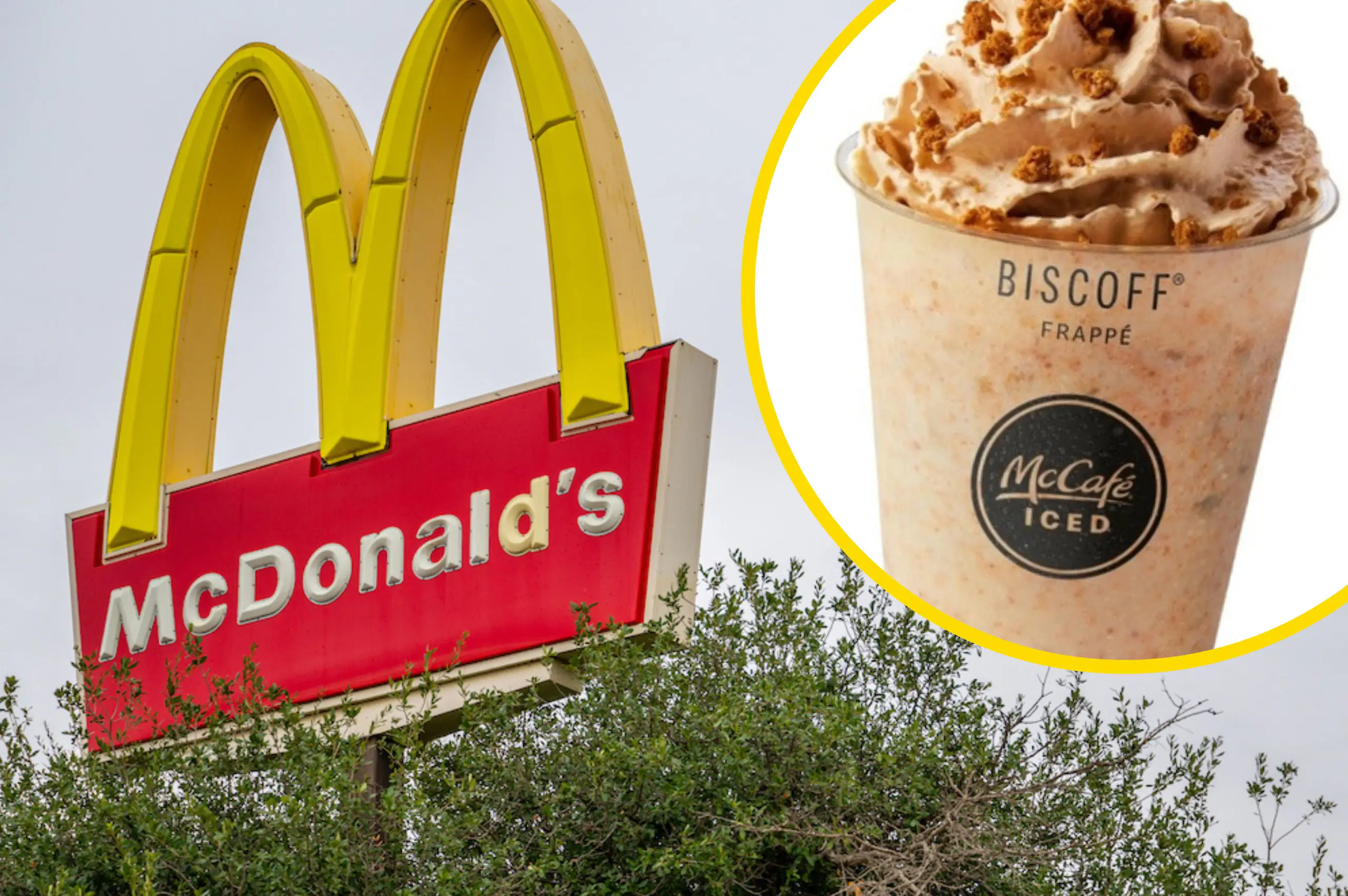 People are saying McDonald's Biscoff frappe is 'insane' and best they've ever done