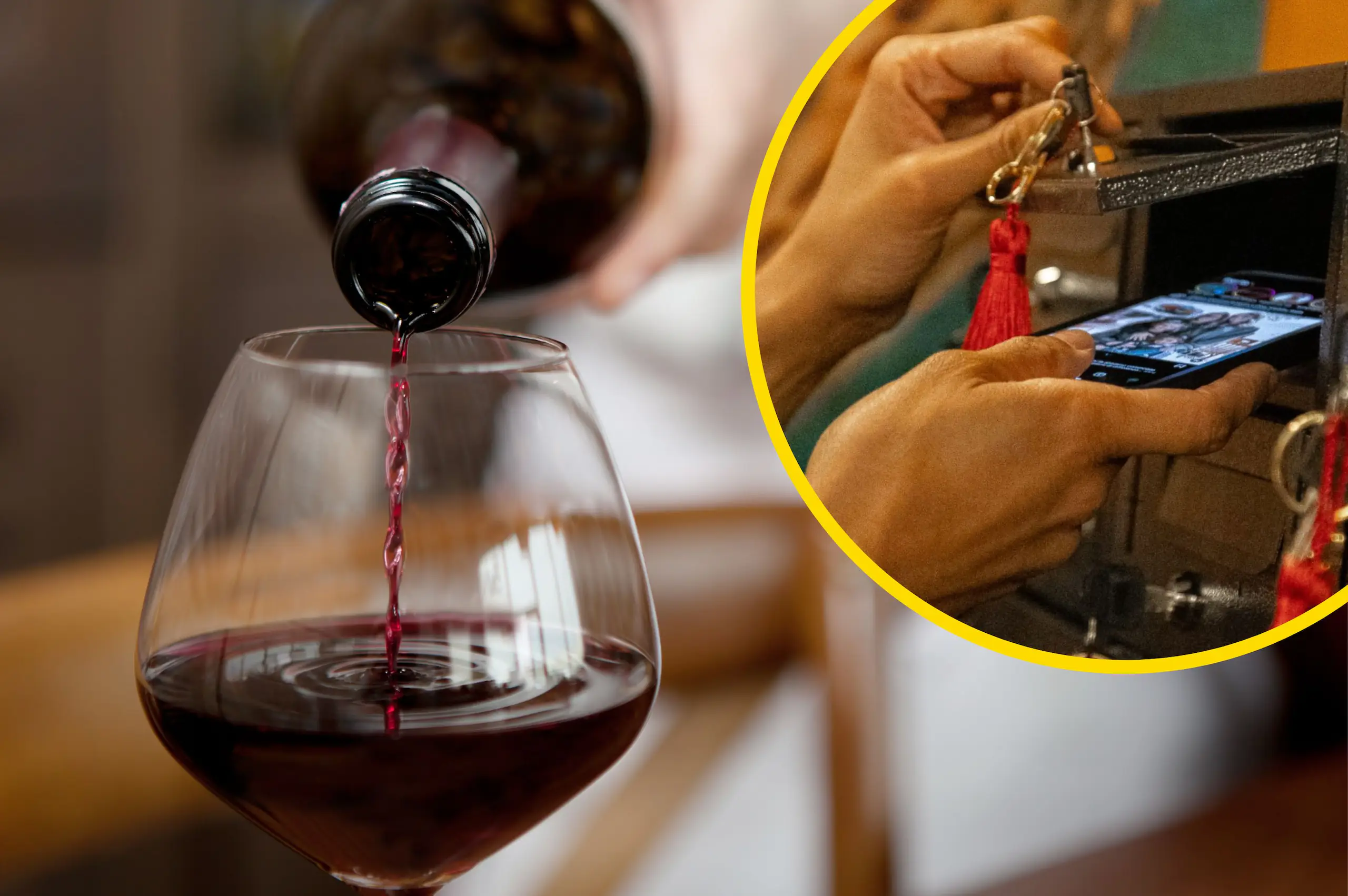 Restaurant gives punters free bottle of wine if they give up their phones at the door