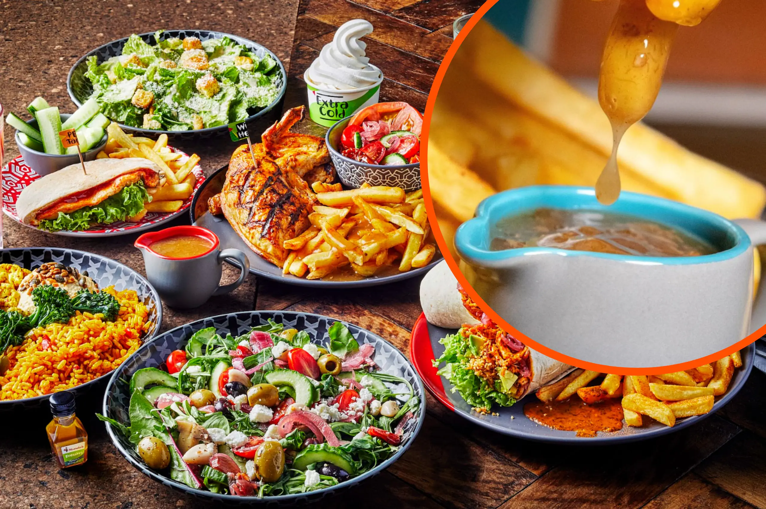 Nando's new menu launches today - and they're bringing back gravy