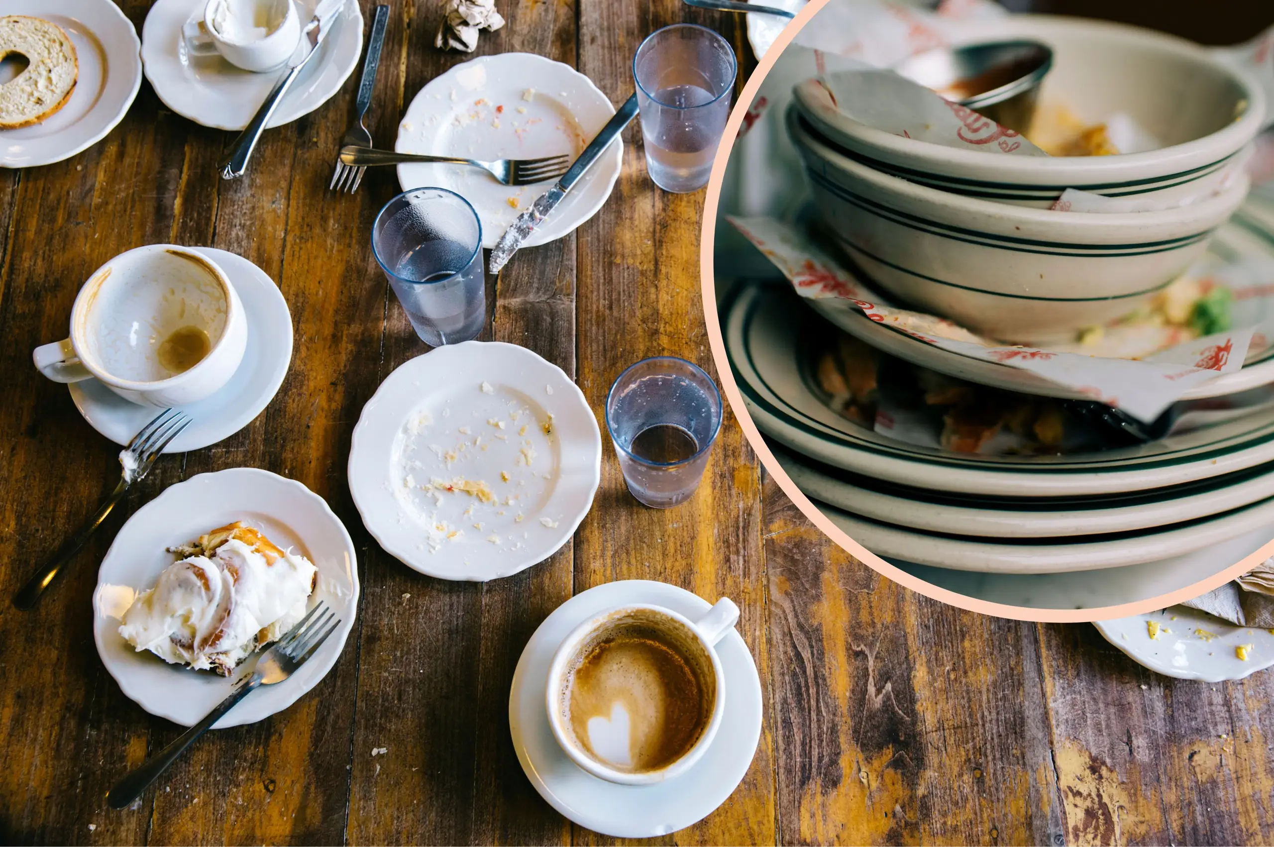 Waitress sparks debate by sharing how old and young people leave their tables