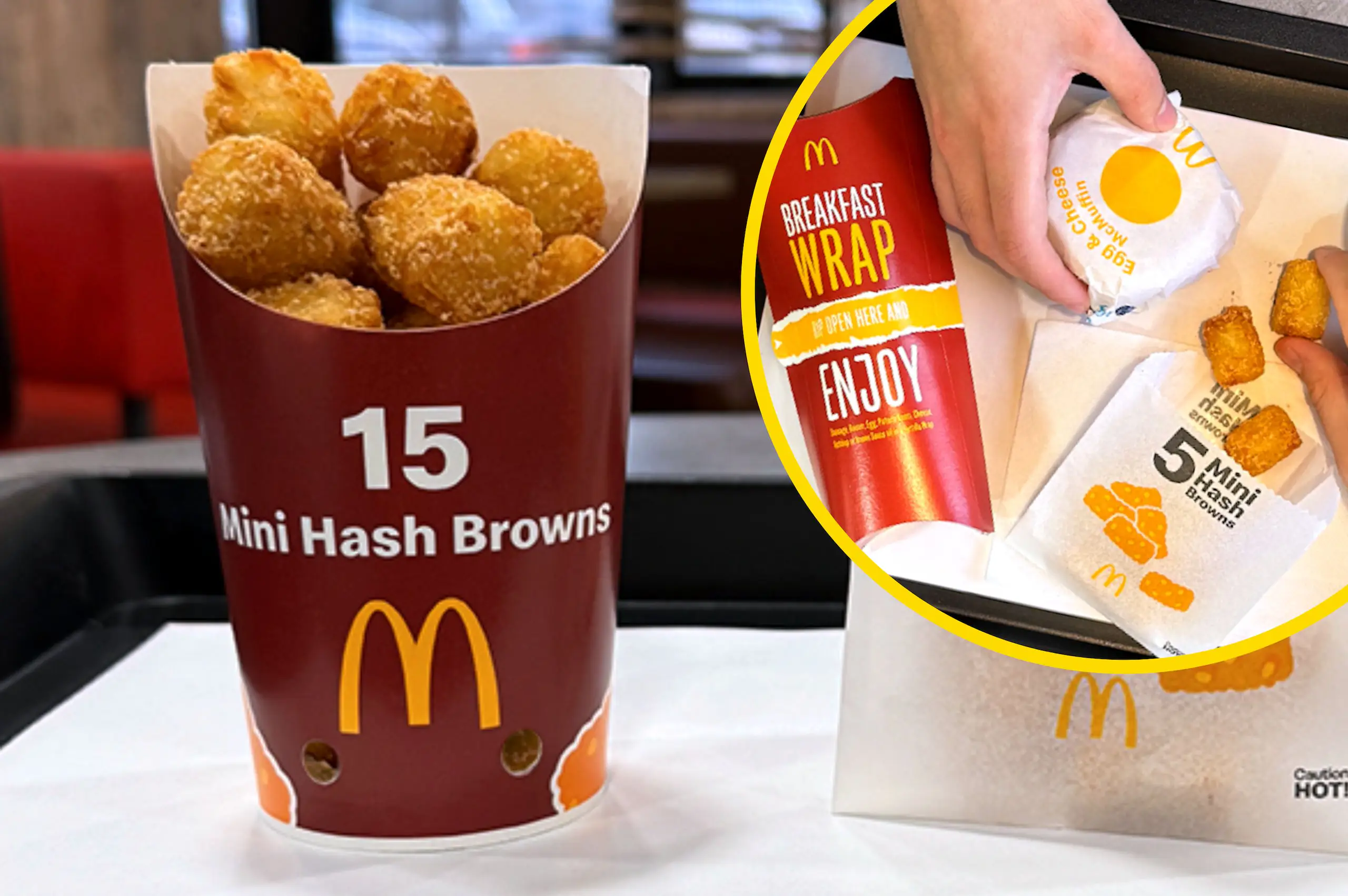 McDonald's launches new mini hash browns on breakfast menus