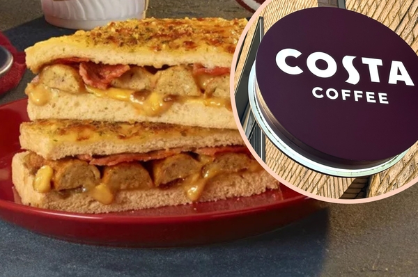 Costa is bringing back its Pigs & Blankets Toastie for Christmas