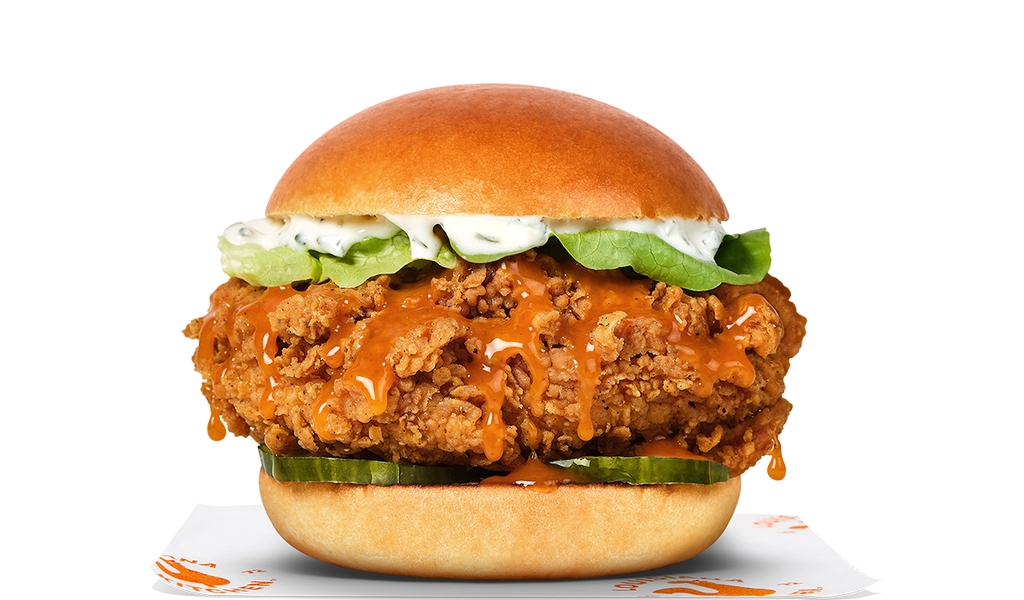 popeyes buffalo ranch chicken sandwich menu new 