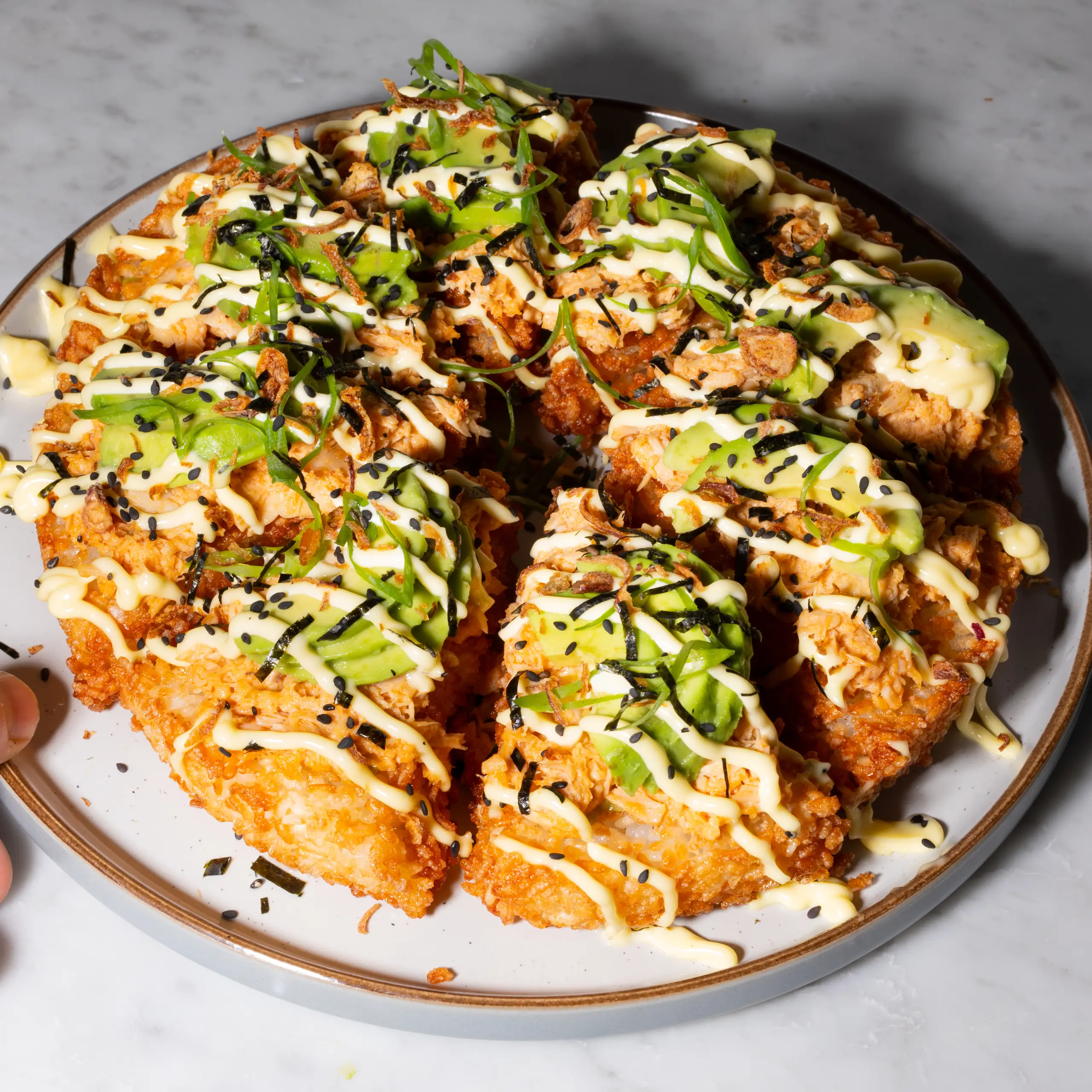 Air Fryer Sushi "Pizza"