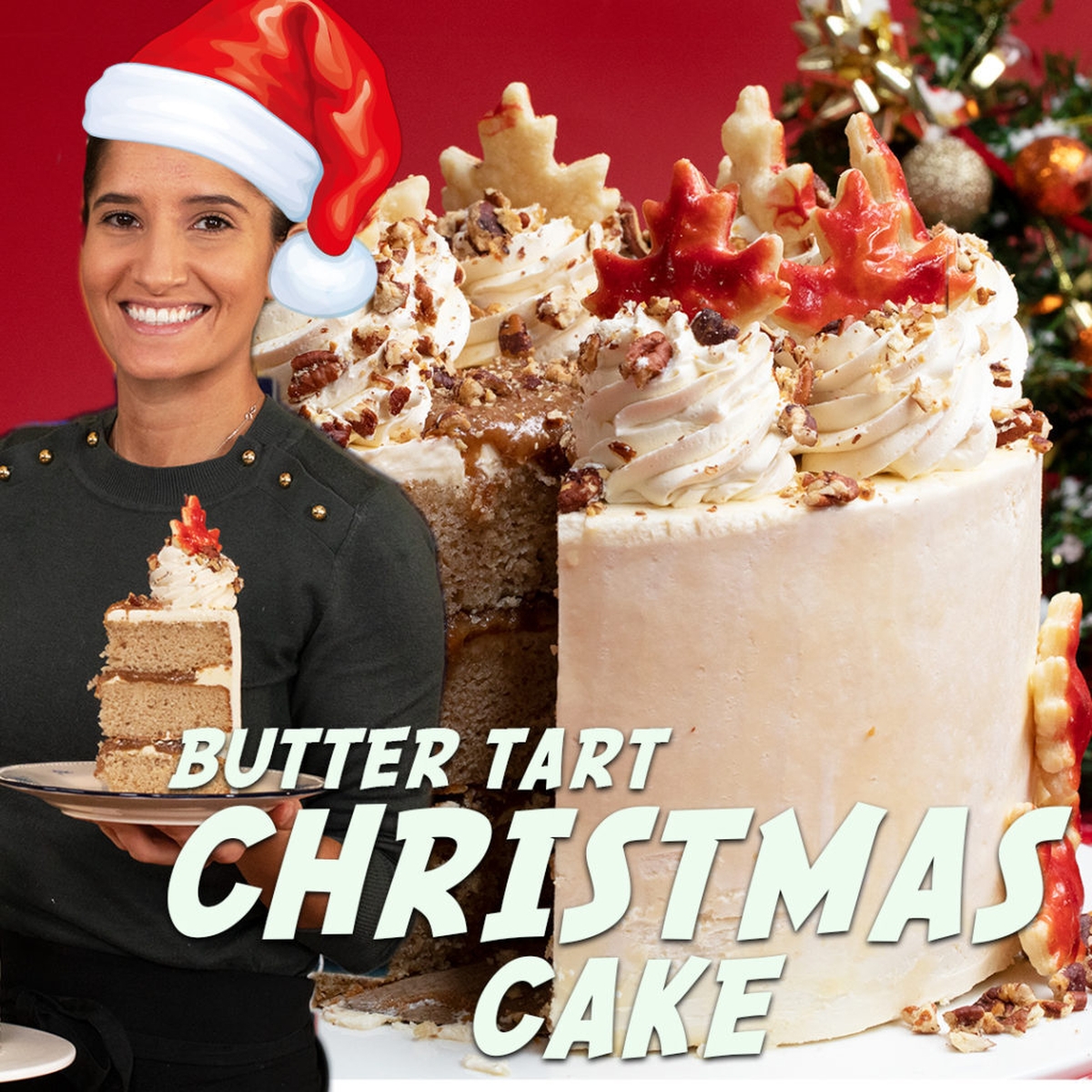 Canadian Butter Tart Christmas Cake Recipe