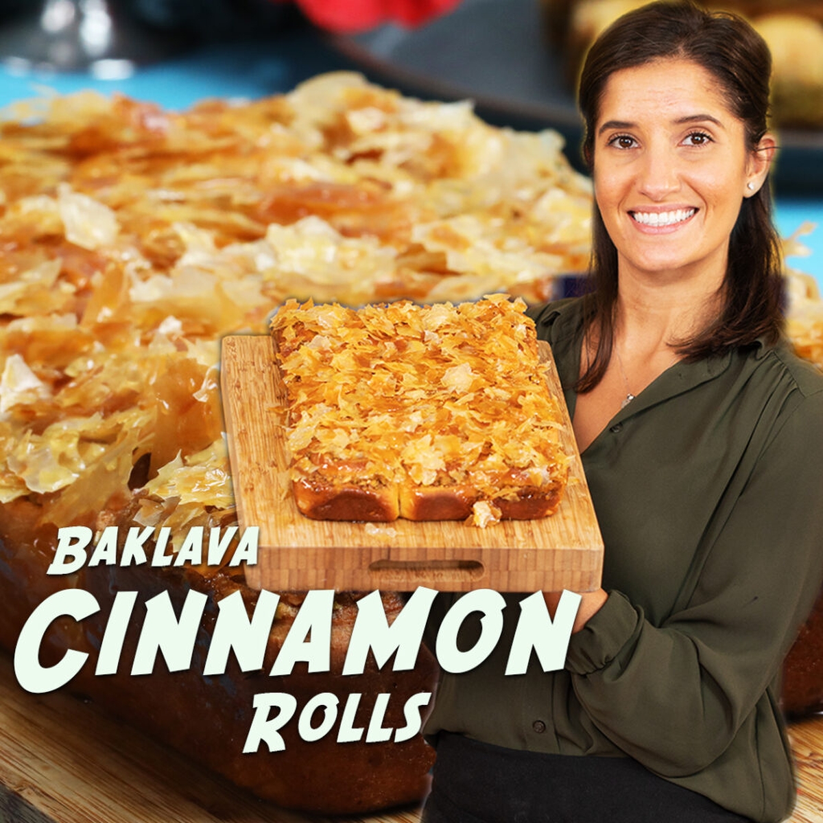 Baklava Cinnamon Rolls Recipe