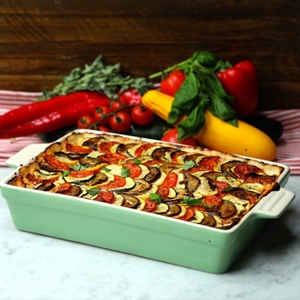 Chicken Ratatouille Pasta Bake