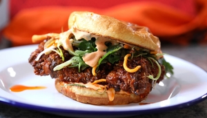 Sichuan Spiced Hot Chicken Sandwich