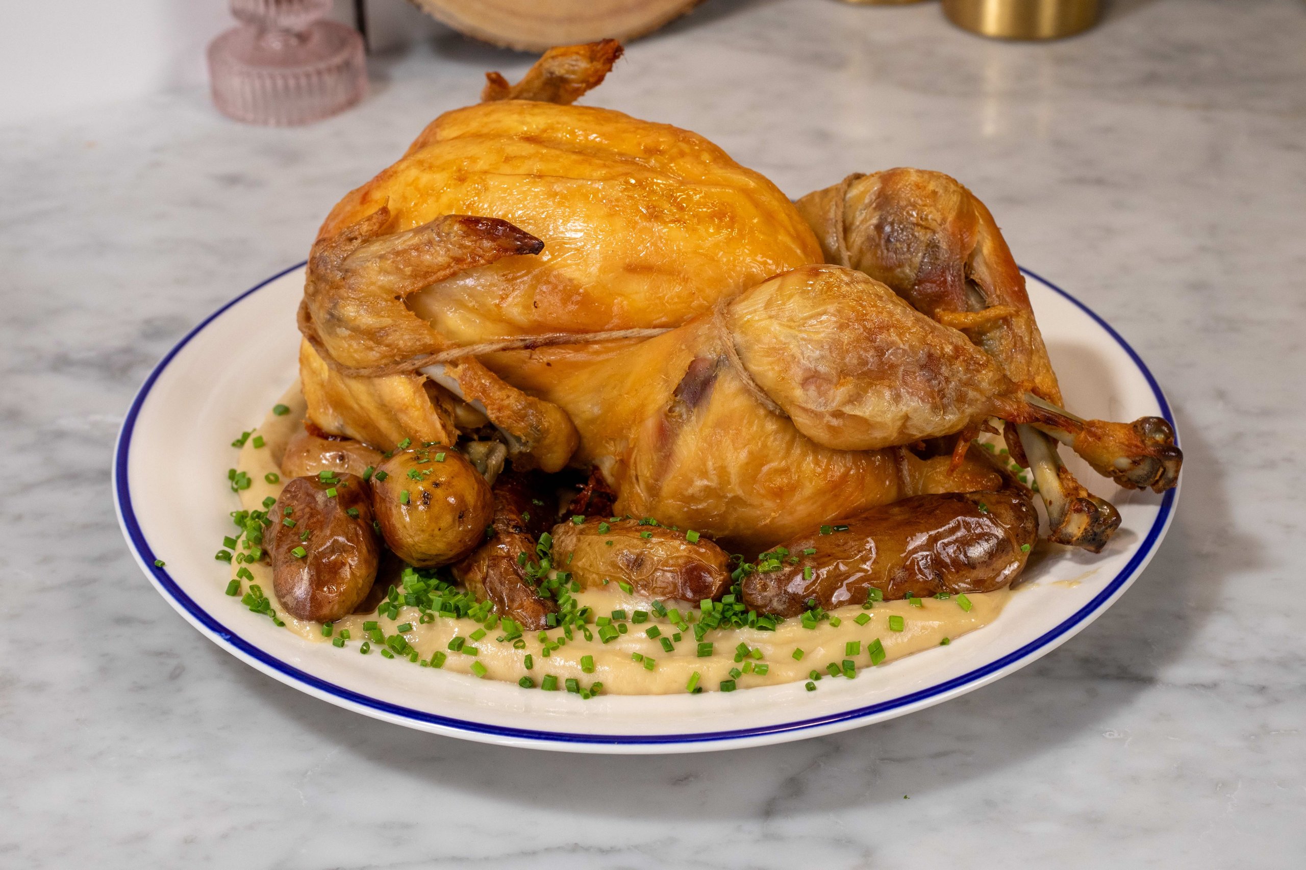 100 Clove Garlic Confit Chicken